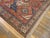 Raspberry Red Attractive Red Rust Color With Symmetric Design Antique Caucasian Dragon Sumak Rug For Sale - Image 8 of 8