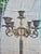 Vintage Five Arm Bronze Candelabra For Sale - Image 4 of 12