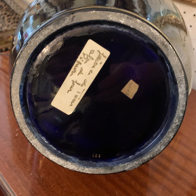 Antique French Faience De Tours Porcelain Vase For Sale In Miami - Image 6 of 8