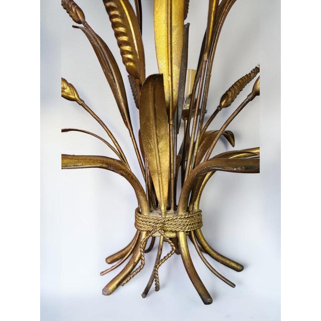 Hollywood Regency Gilt Metal Pendant Light from Hans Kögl, 1970s For Sale - Image 4 of 14
