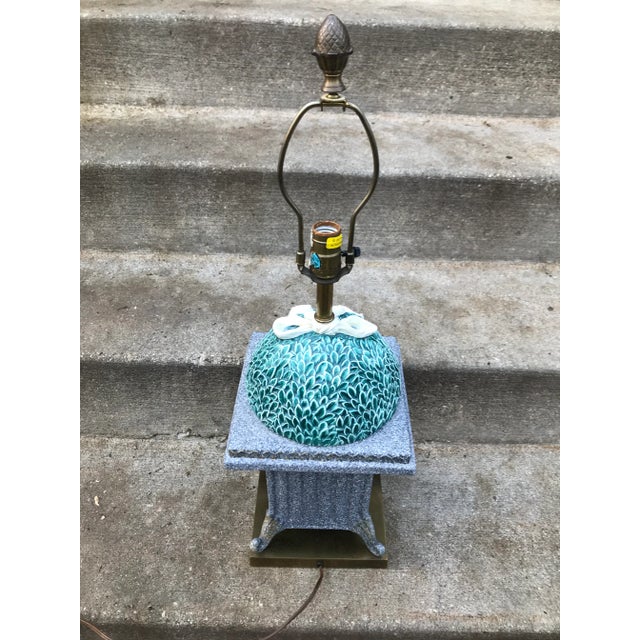 1980s Vintage Chapman Topiary Planter Lamp For Sale In Chicago - Image 6 of 13