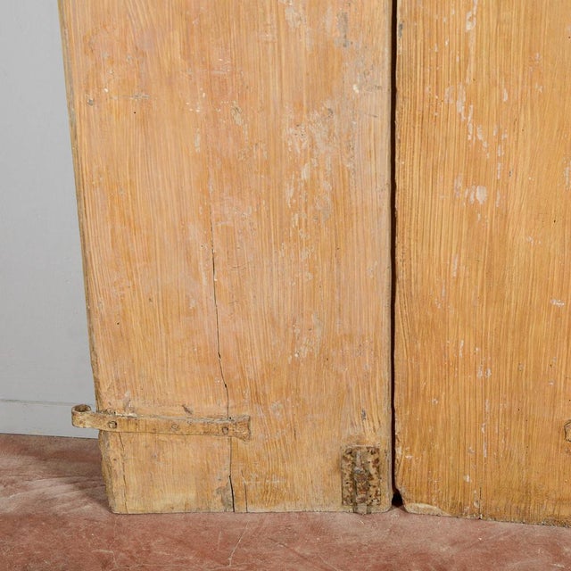 Wood Antique 18th Century Two-Leaf Door For Sale - Image 7 of 9