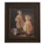 Decorative Framed Art of 2 Children For Sale
