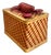 Vintage Shanghai Weave Rattan Lobster Box For Sale
