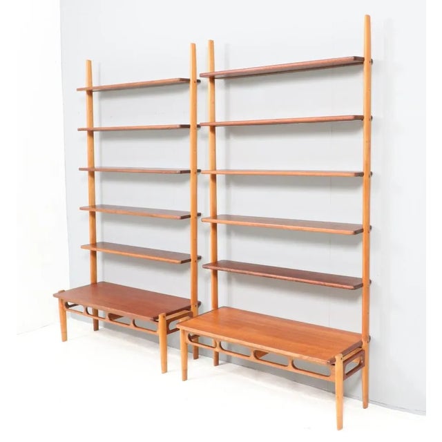 Mid-Century Modern Wall Units by William Watting for Scanflex, 1960s, Set of 2 For Sale - Image 4 of 8