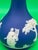 Antique Wedgwood Dark Blue Jasperware Barber Bottle Vase Classical Muses Relief England For Sale In New York - Image 6 of 12
