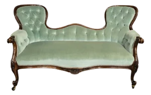 Victorian Mahogany Sofa, 1880