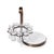 Modern Tequilero 10-Piece Tequila Shot Set with Marble Cutting Board, Gold For Sale - Image 3 of 8