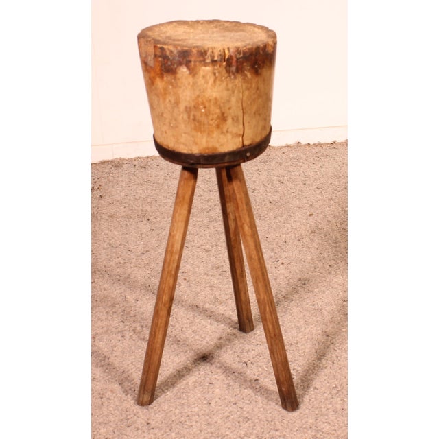 19th Century Brown Poultry Block For Sale - Image 6 of 9