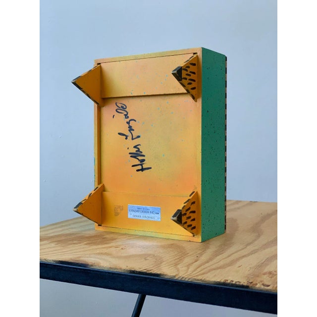 Vintage Memphis Style Box by Hollis Fingold for Radar Design Inc, Circa 1989 For Sale - Image 11 of 13