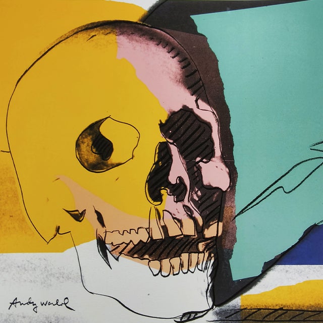 Andy Warhol "Skull" Limited Edition Lithograph by CMOA. Limited Edition Lithograph n 29 / 500 - Numbers signed in pencil....