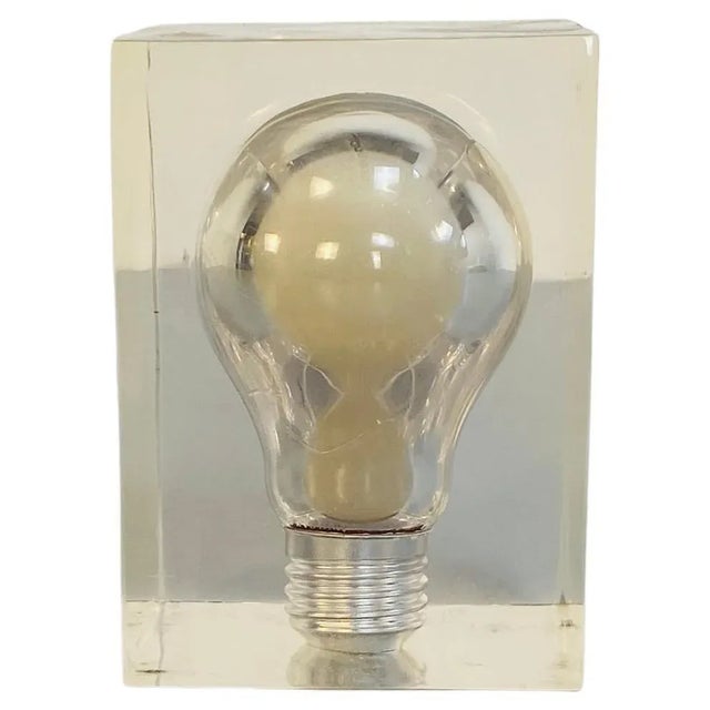 Mid-Century French Modern Acrylic Sculpture by Pierre Giraudon, 1970s For Sale - Image 10 of 10