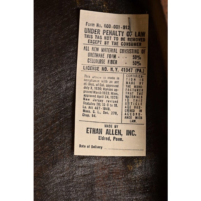 Ethan Allen Federal Mahogany Shield Back Dining Chairs, Set of Six For Sale - Image 13 of 14