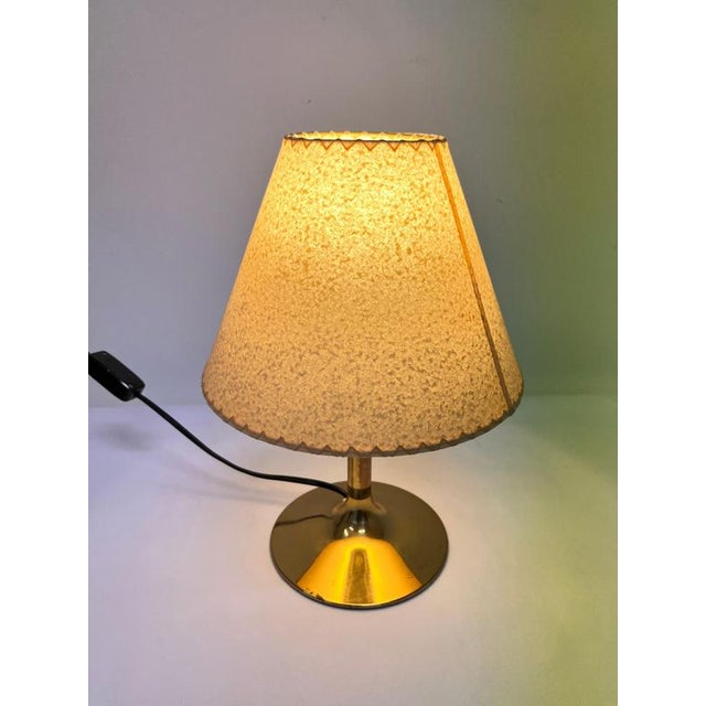 Mid-Century Brass Table Lamps attributed to Temde, 1970s, Set of 2 For Sale - Image 6 of 8