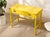 Vintage Hollywood Regency Yellow Campaign Writing Desk For Sale In Los Angeles - Image 6 of 11