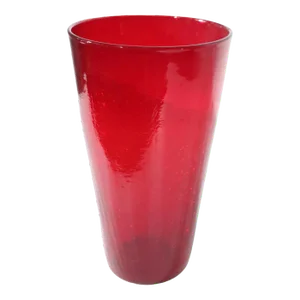 Mid Century Glass Flower Vase Attributed To Blenko, Circa 1950/1970s