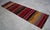 Vintage Turkish Runner Rug Handmade Embroidered Wool Kilim Rug Hallway Runner Rug Kitchen Decor - 2′6″ × 9′1″ For Sale - Image 12 of 14