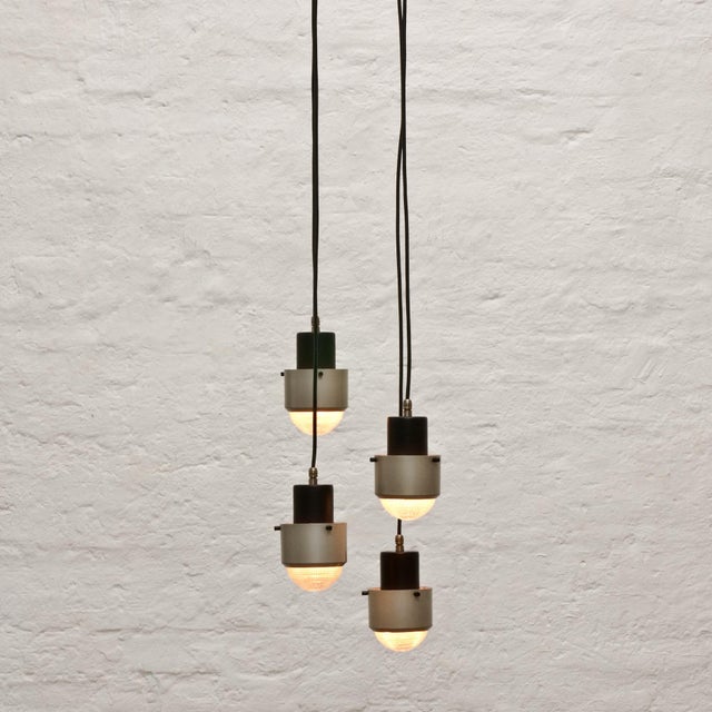 Metal Vintage Italian Ceiling Lamp For Sale - Image 7 of 7