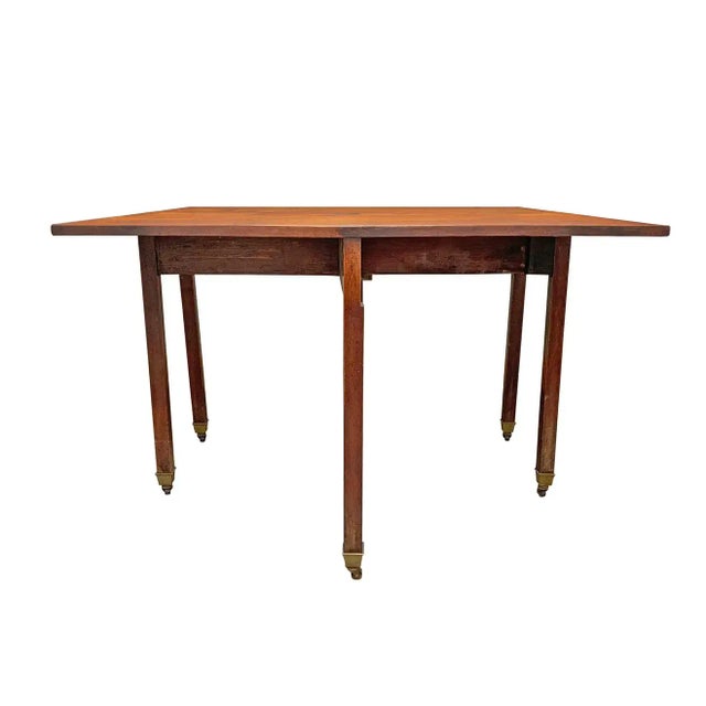 18th Century English Georgian Mahogany Dropleaf Table For Sale - Image 11 of 11