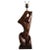 1960s Cubist Figural Female Table Lamp For Sale - Image 11 of 11