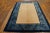 Textile 1920s Beige Ivory Blue Antique Chinese Peking Crackle Carpet 5'x7'10" Wool Rug For Sale - Image 7 of 7