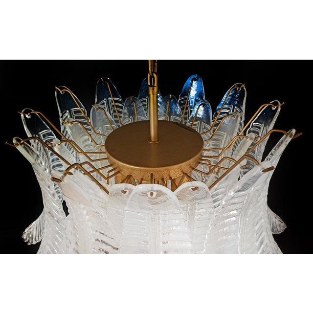 Vintage Italian Murano Glass Chandelier, 1980 For Sale - Image 14 of 18