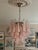 Pink Murano Glass Chandelier in the style of Mazzega For Sale - Image 4 of 10
