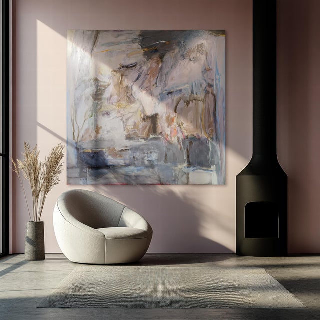 Daniel Prat, Monumental Abstract Composition, Oil on Canvas For Sale - Image 7 of 8