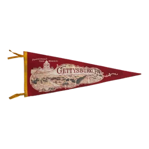 Vintage Gettysburg Pa Felt Flag