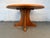 Mid-Century Modern Round Teak Dining Table With Sculptural Pedestal Base For Sale - Image 10 of 11