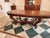 Brown Antique Renaissance Revival Inlay Dining Table For Sale - Image 8 of 17