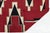 Native American Modern Navajo Style Southwest Wool Rug - Crimson Red & Geometric Diamond Motif For Sale - Image 3 of 12