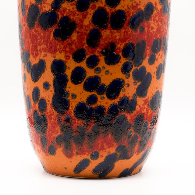 Model 517-45 Fat Lava Floor Vase from Scheurich Keramik, West Germany, 1970s For Sale - Image 9 of 11