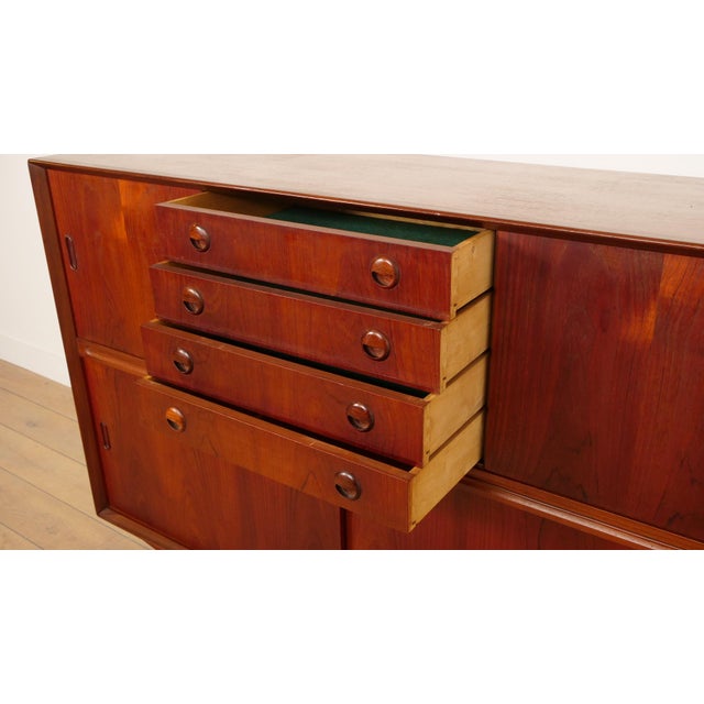 Vintage Teak Bar Cabinet, 1960s For Sale - Image 11 of 16