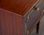 Mid-Century Walnut Nightstands With Brass Inlay -Pair For Sale - Image 9 of 11