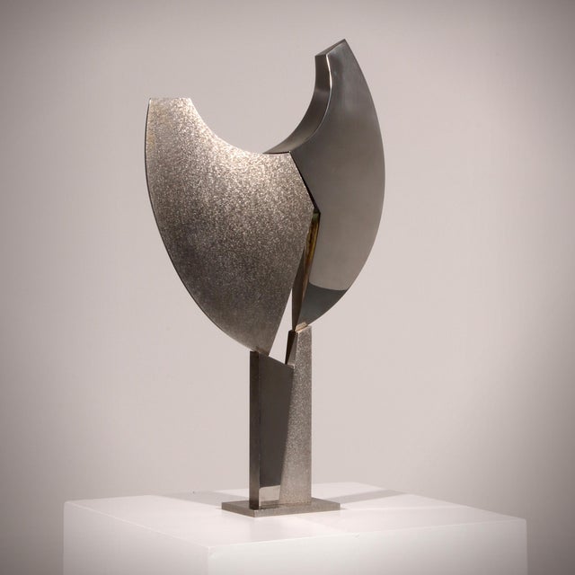 Børge Jørgensen, Sculpture, Made of Polished Steel, 1984, 1/1 For Sale - Image 13 of 13