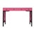 David Francis Chippendale Writing Desk - Pink For Sale - Image 4 of 9
