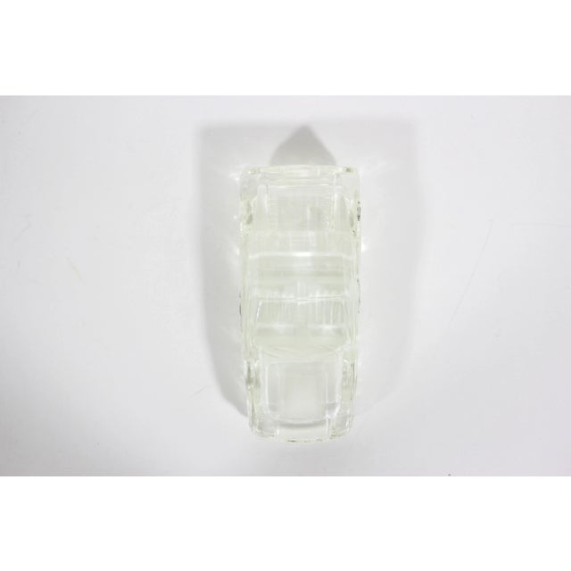 Vintage Glass Ferrari Testarossa Model Paperweight Italian Crystal For Sale - Image 9 of 11
