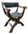 Antique Italian Renaissance Revival Walnut Savonarola Chair For Sale