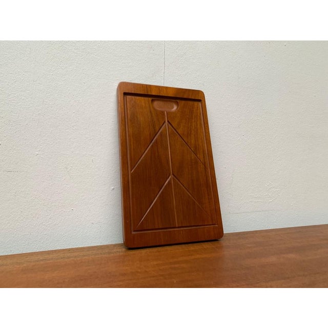 Swedish Teak Cutting Board by Karl Holmberg, 1960s For Sale - Image 4 of 18