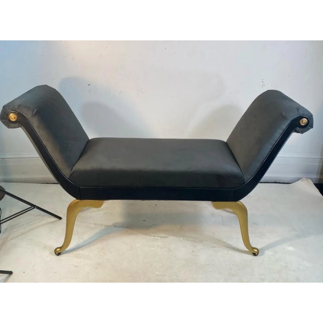 Early 20th Century Neoclassical Art Deco Bench For Sale - Image 4 of 10