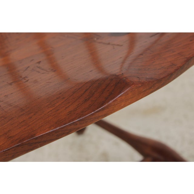 Brown Dr Dimes High Fan Back Windsor Armchair For Sale - Image 8 of 18