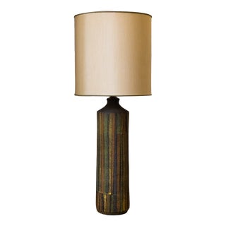 Ceramic Table Lamp by Aldo Londi for Bitossi, 1960s For Sale