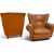 Mid-Century Modern A Pair of Vintage 1935 Frits Henningsen Style Wingback Armchairs. For Sale - Image 3 of 10