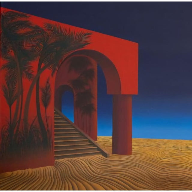 Contemporary Marta Rynkiewicz, Of Sands and Shadows, 2025, Oil on Canvas For Sale - Image 3 of 3