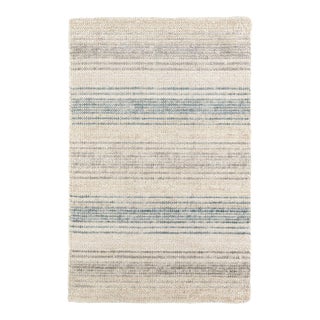Dash & Albert by Annie Selke Moonshine Woven Cotton/Viscose Rug, 5' x 8' For Sale