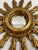 1940s French Petite 9.5" Giltwood Sunburst Convex Wall Mirror For Sale - Image 9 of 15