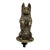 Rare Early 20th Century Asprey London Bronze Begging Scottie Dog Car Radiator Mascot For Sale