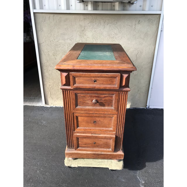 French Side Table With Skeleton Key Drawers -Side Office Desk For Sale - Image 12 of 12