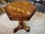 This is a CTH Sherill Occasional octagon table. It has mahogany wood. It has a pedestal base. It has beautiful carved...
